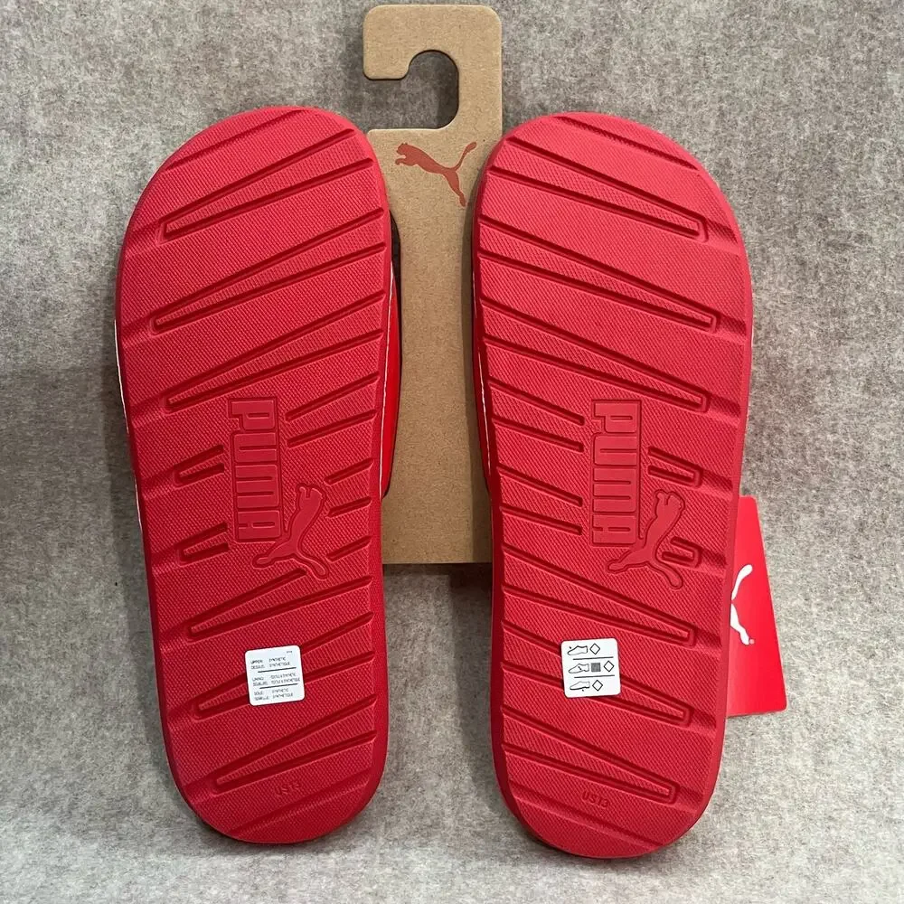 Puma Red Cool Cat 2.0 Men's Slides Size‎ 13